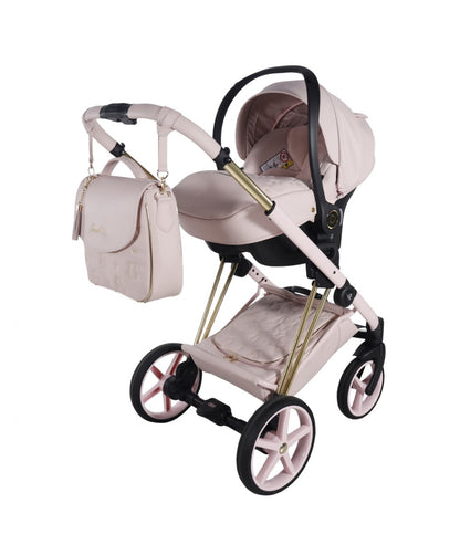 Junama Diamond CUBBY Kombi-Kinderwagen - Pink Gold