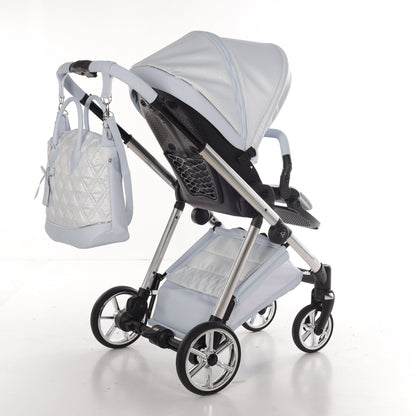 Junama Diamond Ellegante Lamé Kombi-Kinderwagen
- BABYBLUE