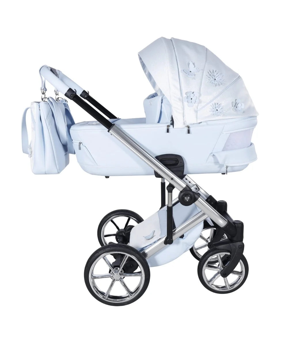 Junama Diamond Le Fleur Kombi-Kinderwagen - Blue