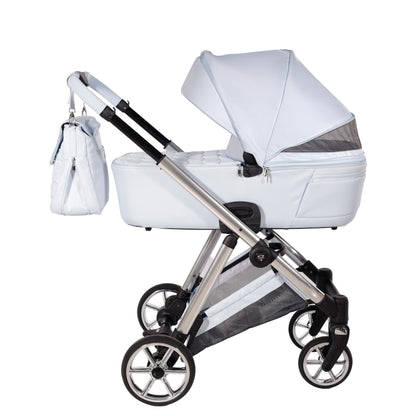 Junama Diamond Ellegante Kombi-Kinderwagen 
 - BABYBLUE