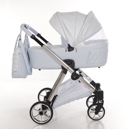 Junama Diamond Ellegante Lamé Kombi-Kinderwagen
- BABYBLUE