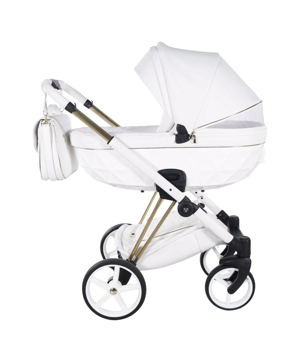 Junama Diamond CUBBY Kombi-Kinderwagen - White