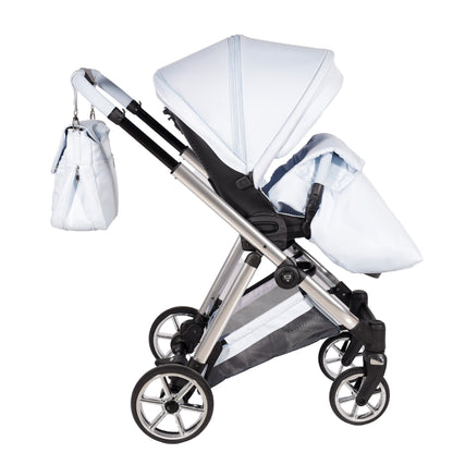 Junama Diamond Ellegante Kombi-Kinderwagen 
 - BABYBLUE