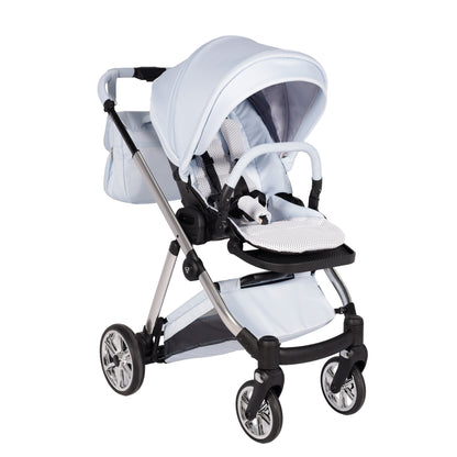 Junama Diamond Ellegante Kombi-Kinderwagen 
 - BABYBLUE