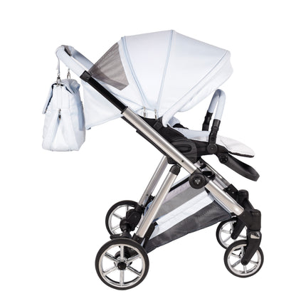 Junama Diamond Ellegante Kombi-Kinderwagen 
 - BABYBLUE