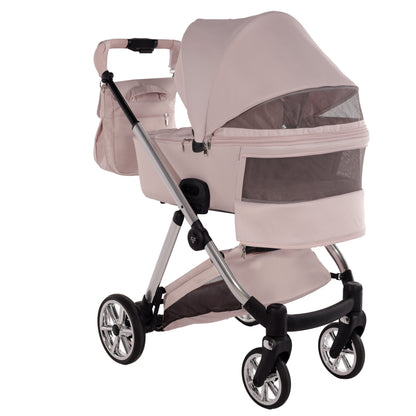 Junama Diamond Ellegante Kombi-Kinderwagen 
 - PINK