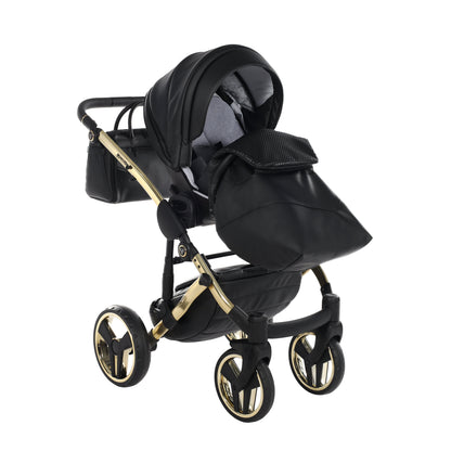 BUNDLE 4: Junama Diamond Fluo Line Kombi-Kinderwagen - - 04“ 3-in-1 SET