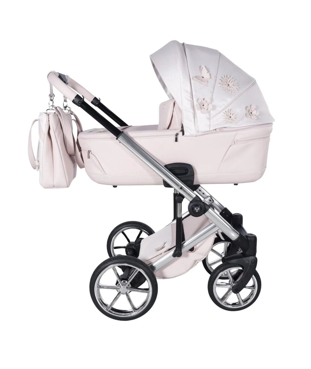 Junama Diamond Le Fleur Kombi-Kinderwagen - Pink