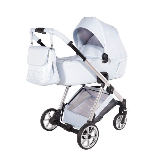 Junama Diamond Ellegante Kombi-Kinderwagen 
 - BABYBLUE