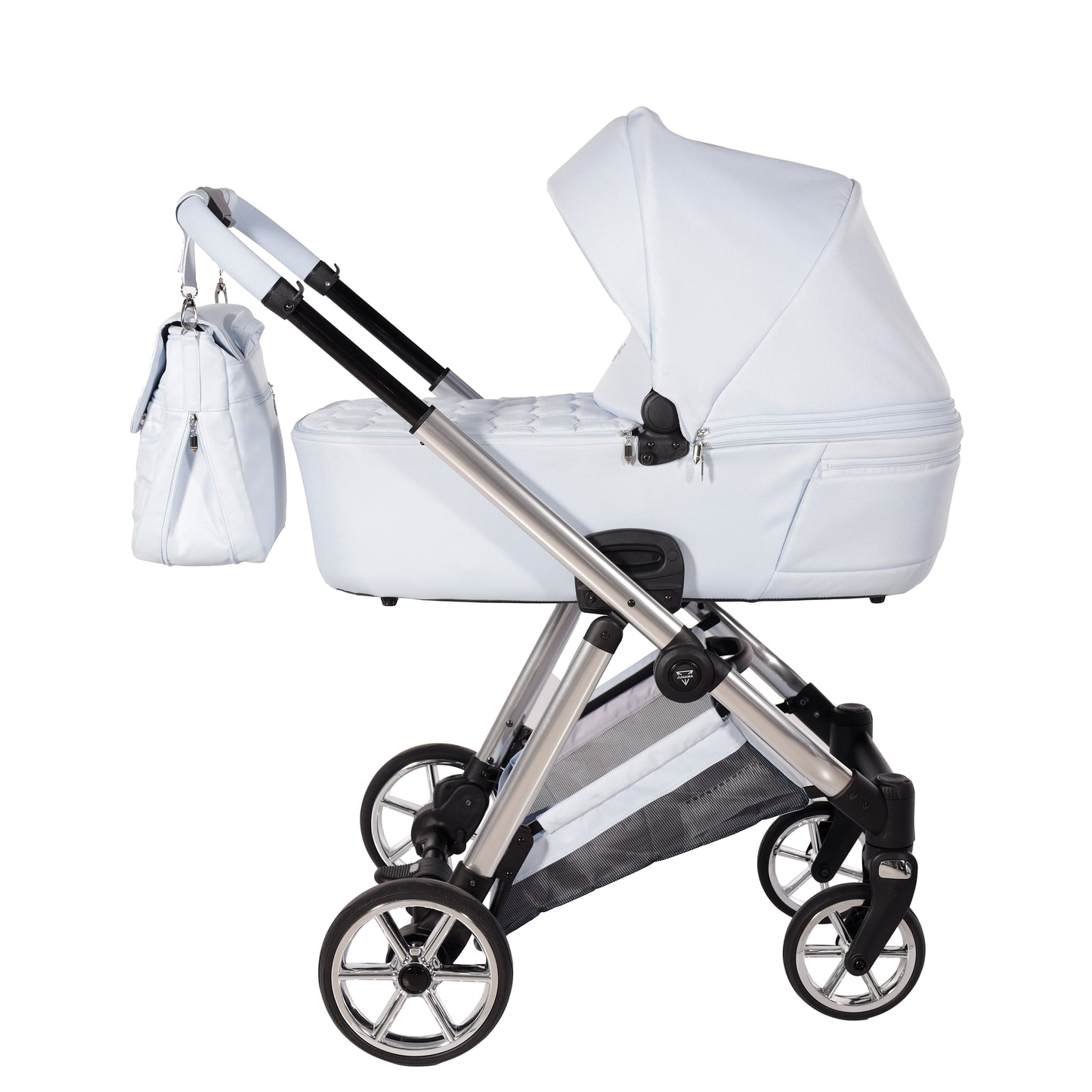 Junama Diamond Ellegante Kombi-Kinderwagen 
 - BABYBLUE