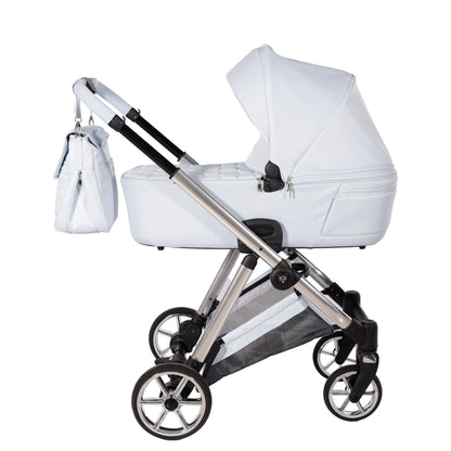 Junama Diamond Ellegante Kombi-Kinderwagen 
 - BABYBLUE
