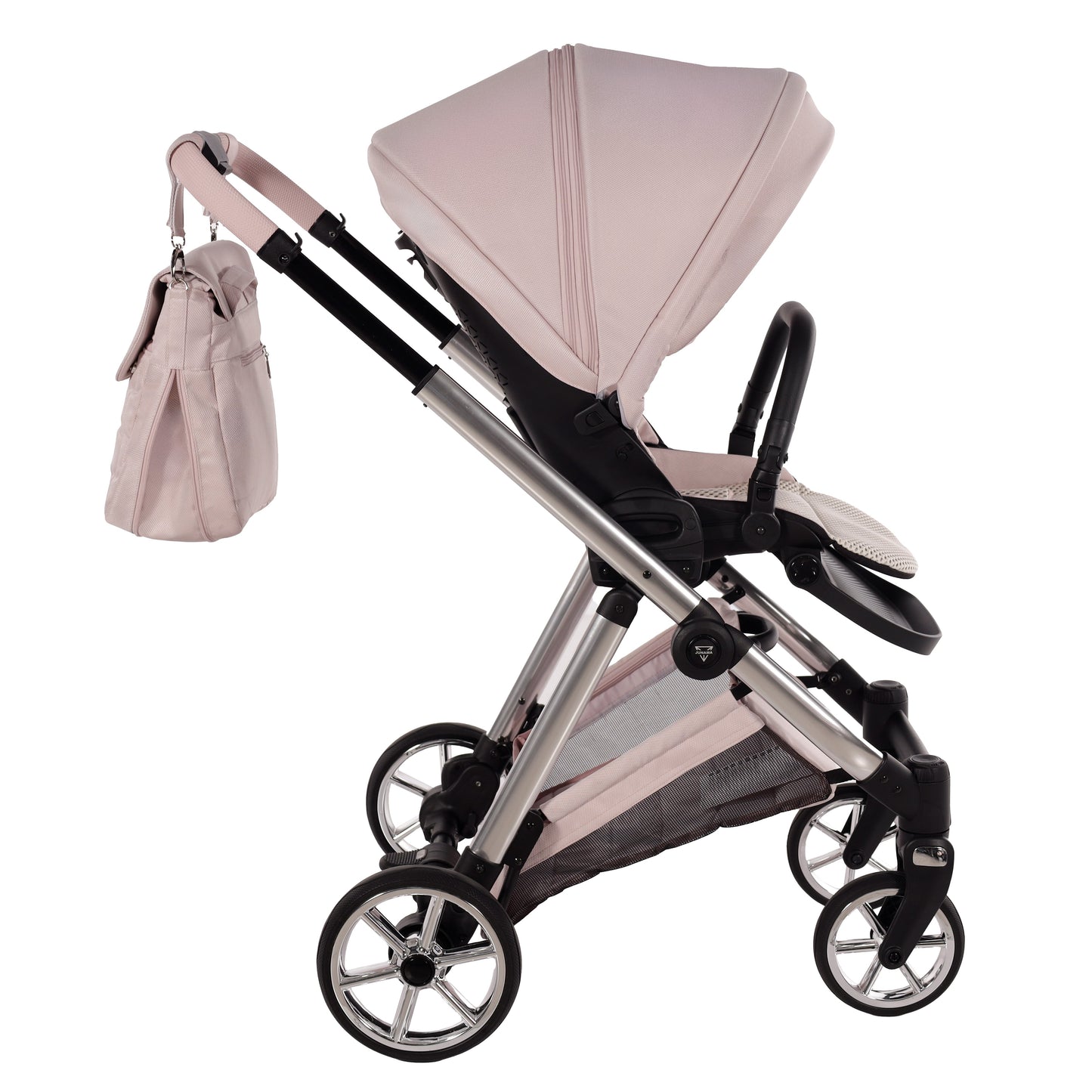Junama Diamond Ellegante Kombi-Kinderwagen 
 - PINK