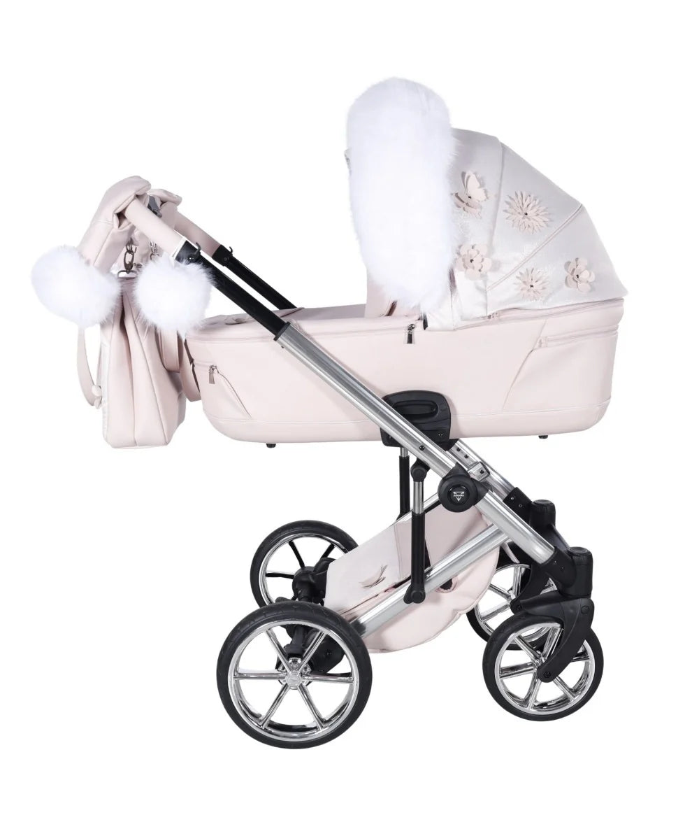Junama Diamond Le Fleur Kombi-Kinderwagen - Pink