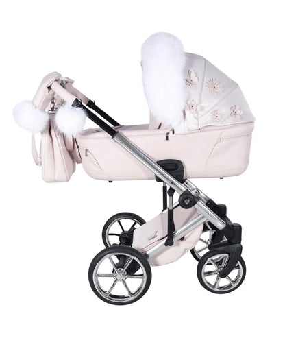 Junama Diamond Le Fleur Kombi-Kinderwagen - Pink
