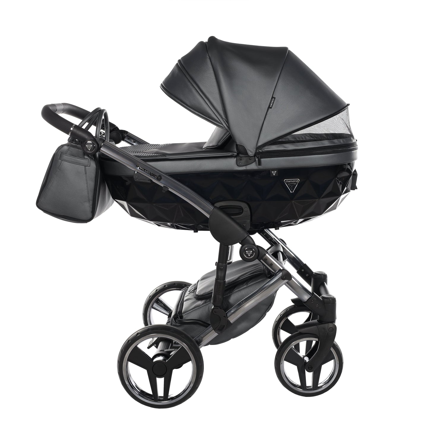 BUNDLE 5: Junama Diamond Fluo Line Kombi-Kinderwagen - - 05“ 3-in-1 SET