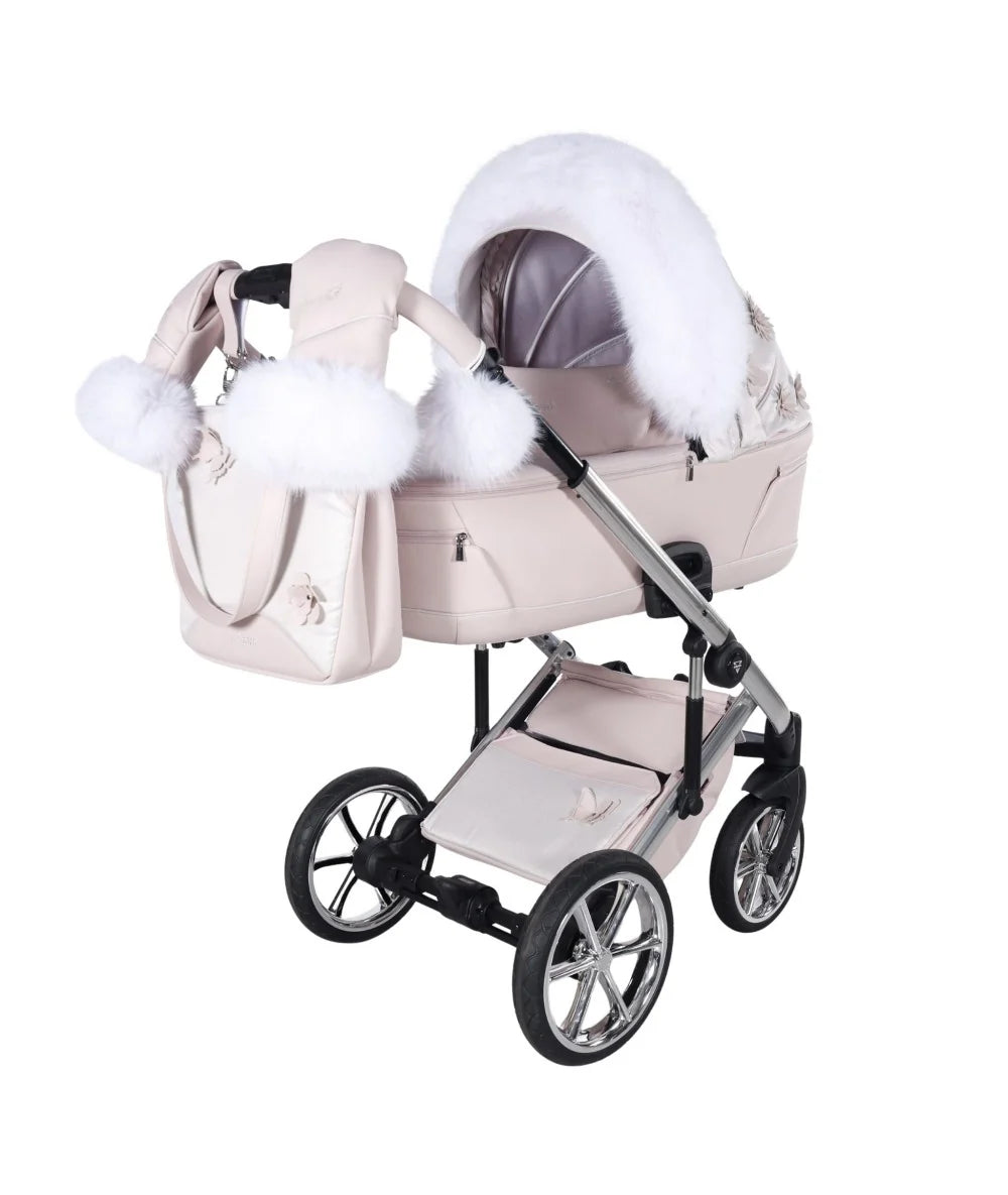 Junama Diamond Le Fleur Kombi-Kinderwagen - Pink