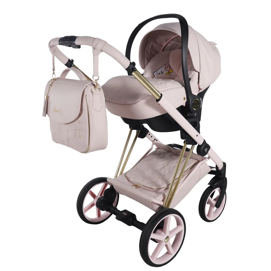 Junama Diamond CUBBY Kombi-Kinderwagen - Pink