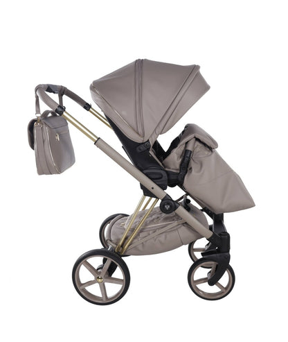 Junama Diamond CUBBY Kombi-Kinderwagen - Cappuccino Gold