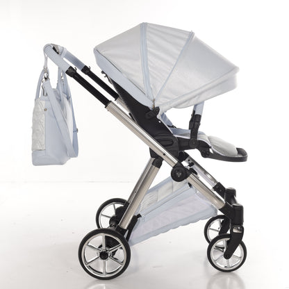 Junama Diamond Ellegante Lamé Kombi-Kinderwagen
- BABYBLUE