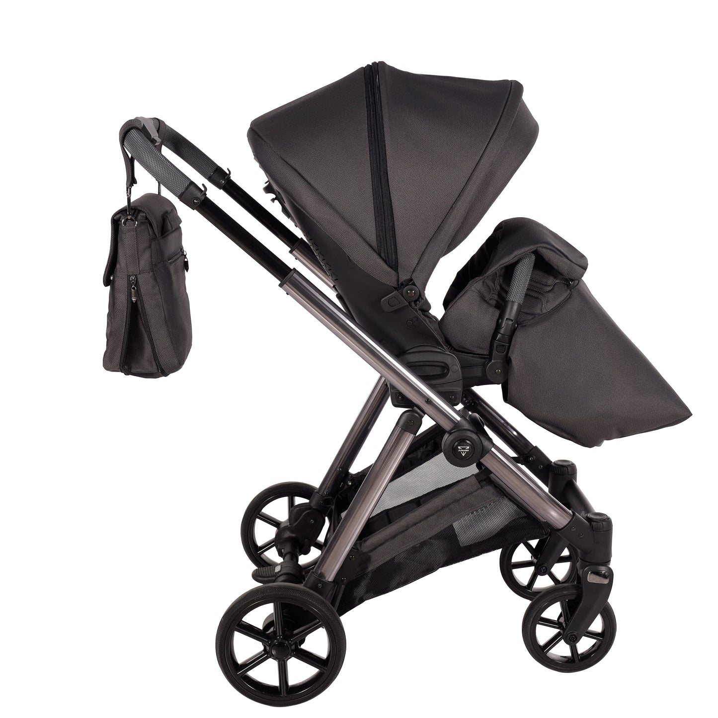 Junama Diamond Ellegante Kombi-Kinderwagen 
 - GRAPHITE