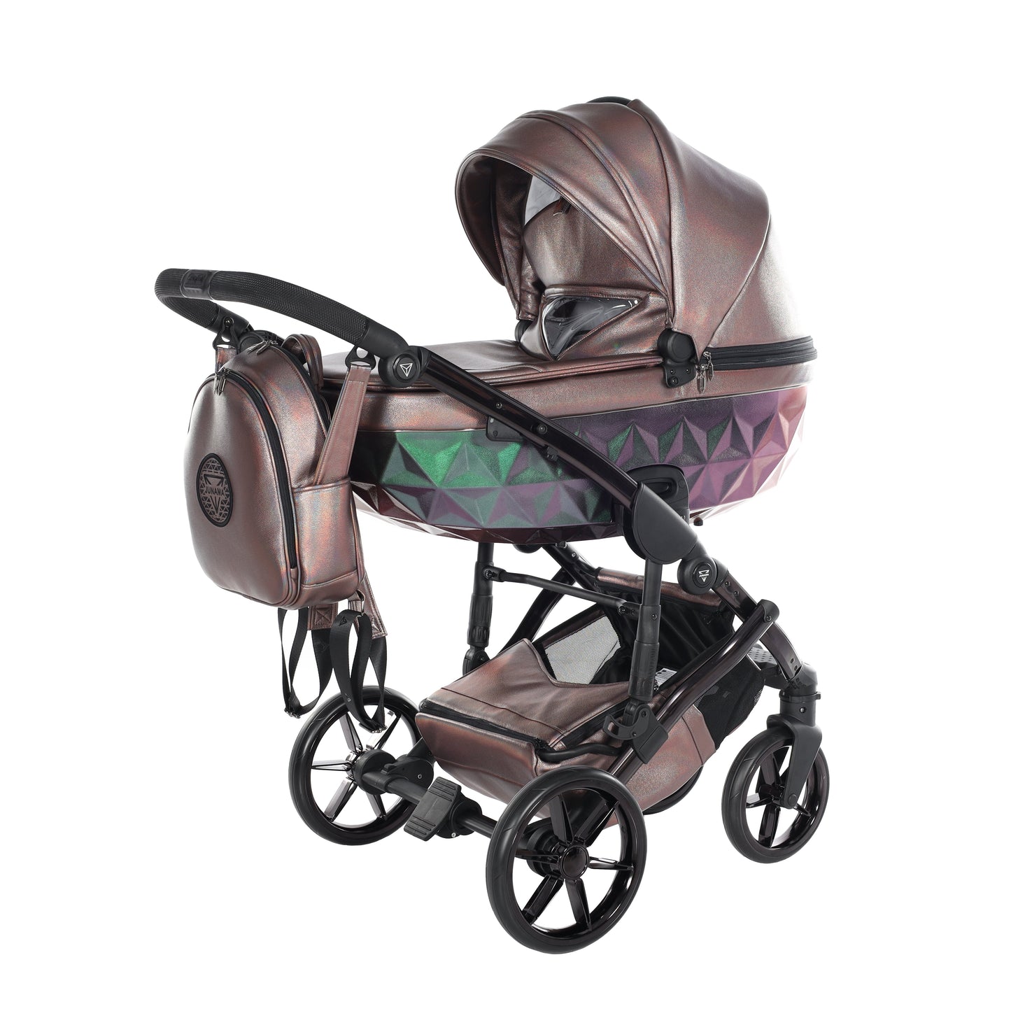 Junama Diamond Glossy Kombi-Kinderwagen - 02