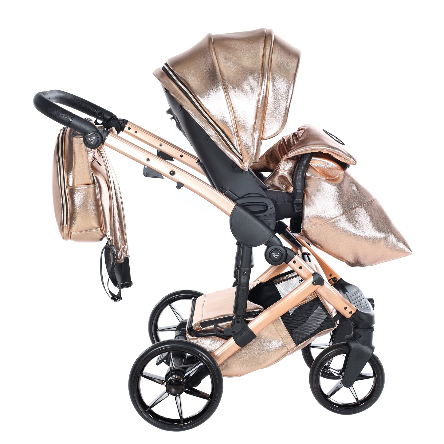 Junama Diamond Glossy Kombi-Kinderwagen - 06