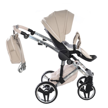 Junama Diamond Fluo-Beige Line Kombi-Kinderwagen